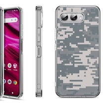 Shockproof Phone Case for T-Mobile Revvl 8, by OneToughShield - Digital Camo