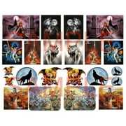 1:64 Van Murals WATER-SLIDE DECALS FOR HOT WHEELS, MATCHBOX, SLOT CAR: