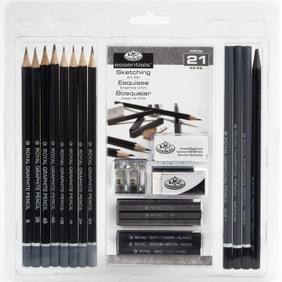Royal & Langnickel Essentials Artist Set Sketching 21pc