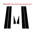 thumbnail image 6 of ALLTIMES 6PCS Pillar Post Cover Door Trim for Toyota Sienna 2004-2010, Gloss Black Polycarbonate, 6 of 6