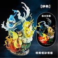 thumbnail image 3 of Figura de Pokémon Evolution Mewtwo Charizard Dragonite Blastoise Venusaur Gengar con luz LED, figura de anime de PVC, modelo de estatua, regalo, 3 of 5