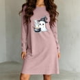 thumbnail image 7 of Stamzod Women's Nightgowns & Sleepshirts Long Sleeve Night Dress Loose Soft Comfy Pajama Dress Halloween Pajamas XXXL, 7 of 7