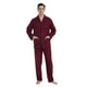thumbnail image 1 of Apparonia Conjunto de Pijamas para Hombre Pijamas de Algodón con Cuello con Muescas para Hombre Ropa de Dormir de Manga Larga para Hombre con Bolsillos y Frente Fly Escarlata Dinámico S, 1 of 7