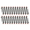 thumbnail image 1 of 60pcs 360 Degree 8 Holes Inserting Ground Drippers Adjustable Spraying Garden Water Dripper (Red, 60pcs/Pack), 1 of 8