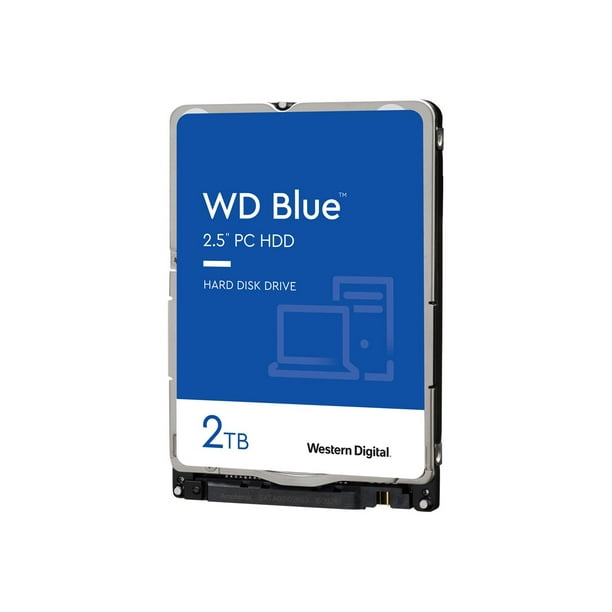 Wd Bleu Wd20spzx 2 Tb 2.5 Disque dur interne - Sata - 5400rpm - 128 Mo  Tampon 