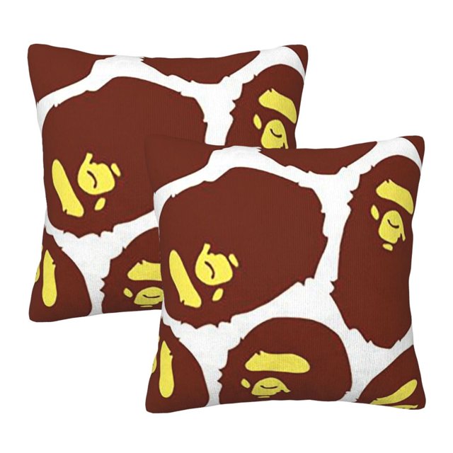 Fundas de almohada Ba-Pe, paquete de 2 fundas de almohada para sofá cama, sala de estar, 18" x 18"