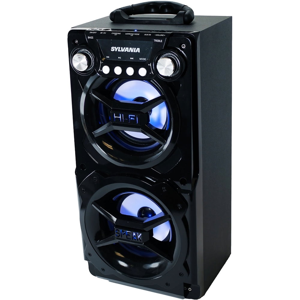 tall bluetooth speaker with lights