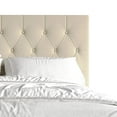 thumbnail image 4 of CraftPorch  Simple Button Tufted Linen Upholstered Bed Light Grey - Twin, 4 of 5