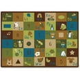 thumbnail image 3 of Carpets for Kids Learning Blocks Nature Design Rug, 3 of 4