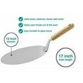 thumbnail image 5 of 10-Inch Stainless Steel Pizza Paddle, Pizza Spatula For Oven Baking & Serving, Durable Oven-Safe Pizza Peel With Comfortable Wooden Handle For Easy Pizza Transfer, 5 of 7