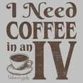 thumbnail image 2 of Womens Gilmore Girls I Need Coffee In An IV Quote T Shirt, 2 of 5