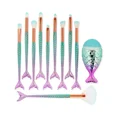 thumbnail image 1 of Juego de 11 piezas de maquillaje de sirena 3D, base, sombra de ojos, cejas, delineador de ojos, rubor, polvo cosmético, corrector, pinceles, kits de herramientas profesionales, 1 of 4