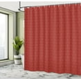 thumbnail image 5 of Ambesonne Wave Shower Curtain, Traditional Japanese Curls Art, 69"Wx75"L, Pale Vermilion Vermilion, 5 of 5