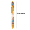 thumbnail image 3 of Colorful Ink Gel Pens, 10 Colors in One Ballpoint Pen, Smooth Writing Quick-Dry Ink for School, Office, Art Projects, Journaling, Note Taking, Multi-Function Stationery Supplies, 15cm Length, 3 of 8