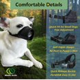 thumbnail image 4 of GFDYREE Dog Muzzle XS (2 Packs) for Small Dogs with Long Snout Quick Fit Dog Muzzle Adjustable Prevent from Barking Biting and Chewing XS Soft Muzzle (Black+Camo), 4 of 6