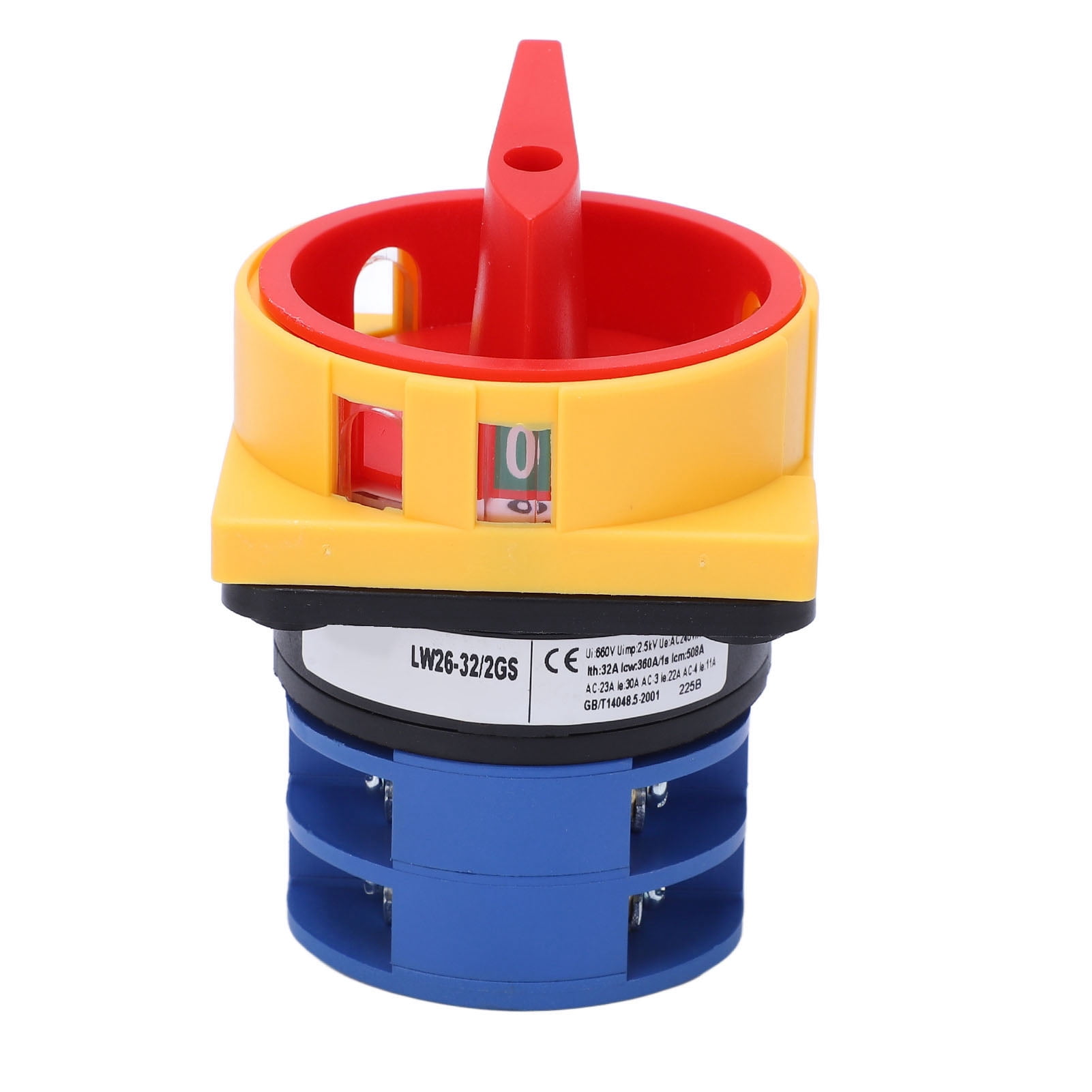 Changeover Switch Universal Padlockable Cam Selector Latching Switch 32A AC240V AC440V