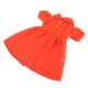 thumbnail image 5 of Moderna de Mangas Cortas con Collar Estilo de Peter Pan Decoraciones de Modelo Muchacha para 1:4 Muñeca naranja Sunnimix BJD Doll Skirt, 5 of 8