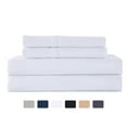 thumbnail image 2 of JML Ensemble de Draps Complet Blanc, Draps et Taies d'Oreiller en Microfibre, Résistant à la Décoloration, 4 Pcs, 2 of 5