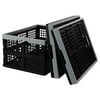 jekiyo 34-liter folding crates storage, collapsible container plastic, set of 3