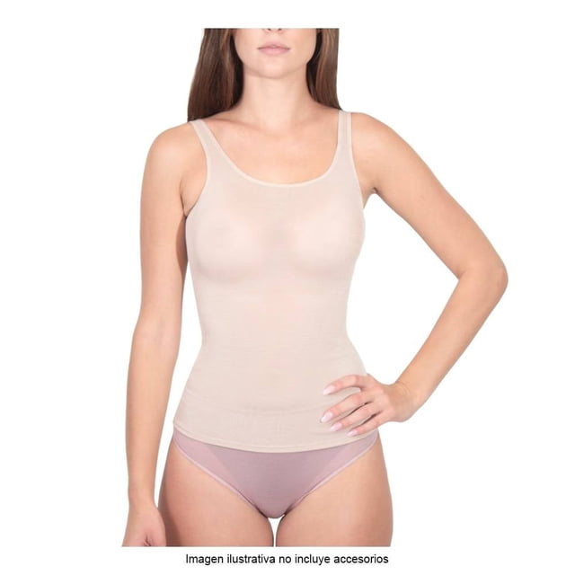 Camiseta Lyssette para Mujer, Tirantes Beige Talla CH