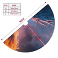 thumbnail image 3 of Lsque Watercolor Sky Dragon Print Christmas Tree Skirt, Tree Skirt with Ties or Velcro, Perfect for Holiday Decorations, Halloween, and New Year-48", 3 of 7