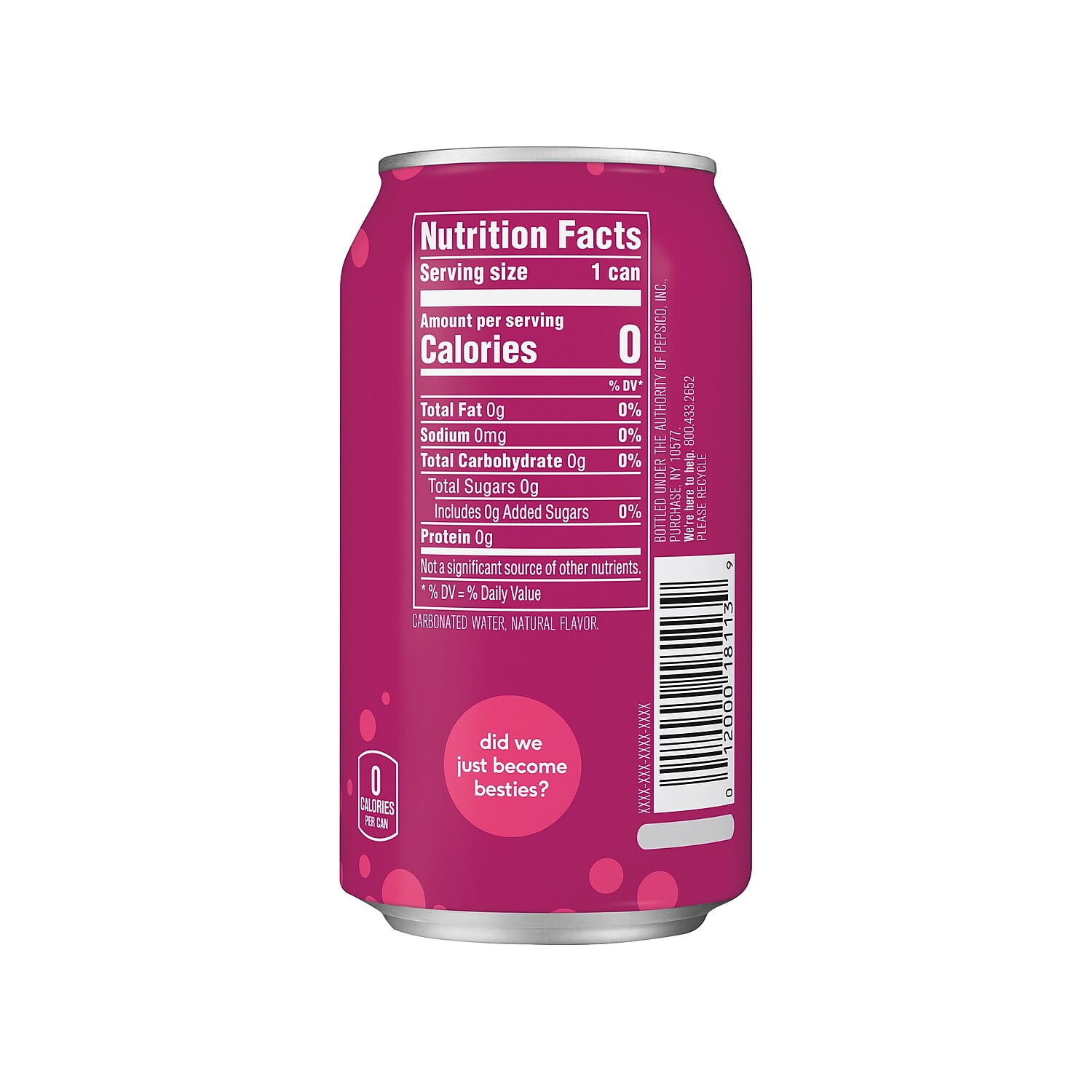 Bubly Raspberry Flavored Sparkling Seltzer Water 12 Fl. Oz. 8 Cans/Pack 3 Packs/Carton (18117)