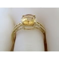 thumbnail image 5 of 2.3 Cts Natural Citrine and Diamond 14K Yellow Gold Woman Wedding Ring, 5 of 6