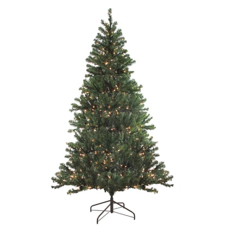 Northlight Pre-Lit Medium Balsam Pine Artificial Christmas Tree - 7 - Clear Lights