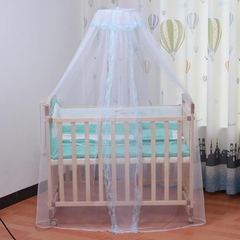 DaMohony Baby Crib Tent Dome Net Baby Child Mosquito Net Newborn Foldable Mosquito Mesh Net Cover Protects Against Mosquito Bites & Toddlers