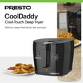 thumbnail image 2 of Presto 05442 Electric Deep Fryer, Cool Touch Compact Fryer, Easy Clean, Black, 2 of 12