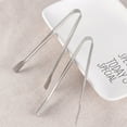 thumbnail image 5 of Food Clip Kitchen Supplies Miniature Clay Pots Bread Ice Cube Tongs Stainless Steel, 5 of 5