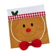 thumbnail image 4 of Chairs Slipcover Computer Chair Cover Gingerbread Man Christmas Design Cloth Material for Office Home Decor, 4 of 9