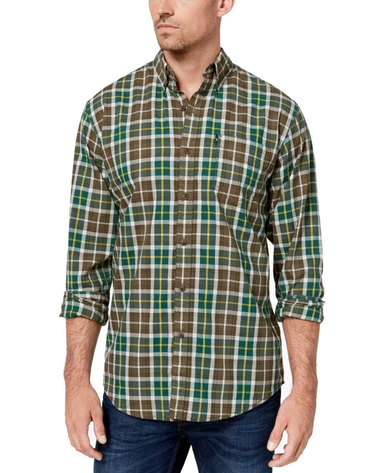 G.H Bass /& Co Mens Essentials Long Sleeve Button Down