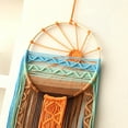thumbnail image 2 of QKW1CPS Creative sun-shaped woven hanging ornament, hand-woven tapestry, Bohemian wall hanging decoration（10.2in*35inThe sun sets.）, 2 of 5