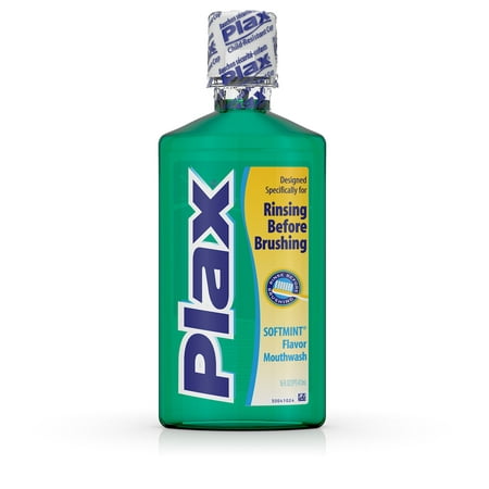 (2 pack) Plax Advanced Formula Plaque Lossening Rinse, Soft Mint, 16 Fl.