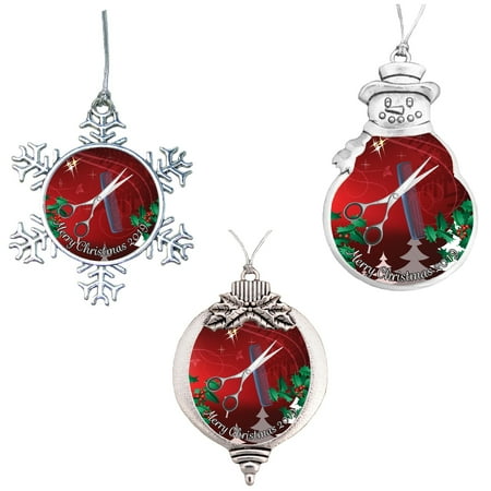 Hair Stylist Barber Merry Christmas 2019 Ornament Gift Walmart Com