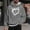 Gray, variant on QUINDOS Sweatshirts for Men Patriotic Heart Graphic Hoodies for Men Slim Fit Long Sleeve Casual Pullover Tops Kangaroo Pocket