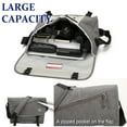 thumbnail image 2 of OIWAS Messenger Bag for Men Canvas 15.6 inch Laptop Satchel Computer Briefcase Women Crossbody Shoulder Bag School Work Trave Gray, 2 of 7