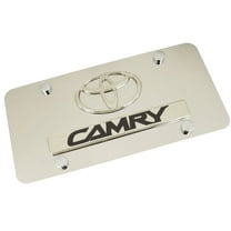Toyota Dual Logo Camry License Plate (Chrome)