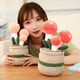 thumbnail image 3 of Nuevas plantas de hongos suculentos, juguetes de peluche, estantería suave, decoración, muñeca, flores en maceta creativas, almohada, decoración del hogar, regalo para niños, 3 of 6