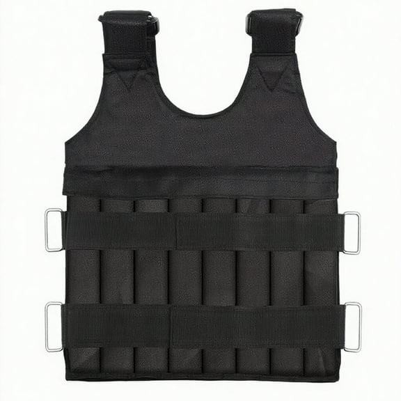 Weighted Vest, 50kg Adjustable Vest Weight Exercise Weight Loading Cloth Strength Training, for Running, Training Workout, Jogging, Walking