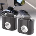 thumbnail image 1 of 1 par de elevadores de abrazadera de manillar de Motor de mofificación de motocicleta de aleación de aluminio ajustable, 1 of 7