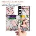 thumbnail image 3 of Samsung Galaxy S24 Plus Case, Galaxy S24 Plus Wallet Case, Takfox Shockproof PU Leather Case Card Pockets Slots Cash ID Credit Card Flip Phone Cases Cover Kickstand Magnetic Hard Cases,Marble, 3 of 10