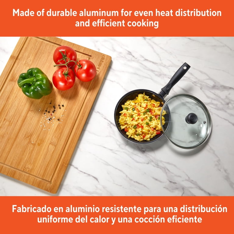 Urushiyama Egg Frying Pan PFOA-Free - 7.5" X 5.1" Japanese Made Aluminum Egg Pan For Gas Stoves