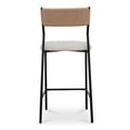 thumbnail image 4 of Moe's Home Collection Foley Counter Stool Fabric White, 4 of 8