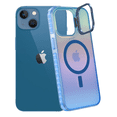 thumbnail image 3 of Funda Case Carcasa Tornasol Color Azul Con Soporte Premium Para iPhone 15 Compatible Con Magsafe., 3 of 7