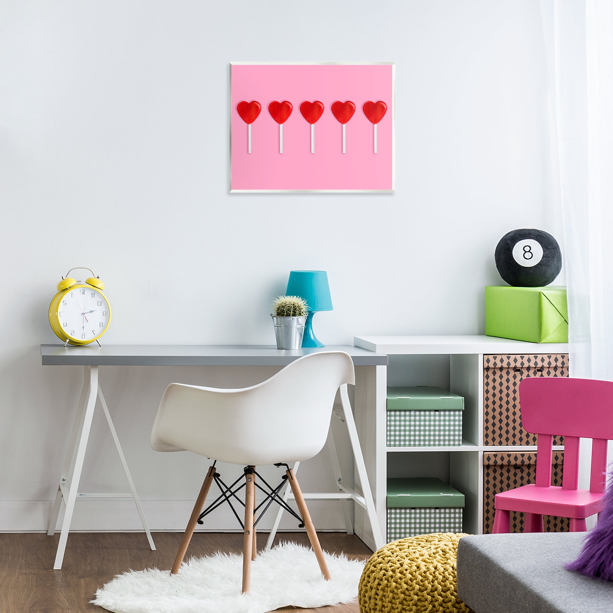 Stupell Industries Valentine's Heart Pops Wall Plaque Art, design by LISH Creative