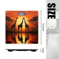 thumbnail image 2 of High Precision Body Weight Scale Smart Bathroom Scales with Large LCD Display(400lbs),Decorative for Bedroom-Giraffes Standing In The Water Of African Savanna, 2 of 4
