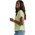 thumbnail image 2 of Hanes T-Shirt Short Sleeve Tee Essentials Womens Midweight Crewneck 100% Cotton, 2 of 5