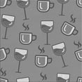 thumbnail image 1 of Ahgly Company Machine Washable Indoor Square Transitional Dark Gray Area Rugs, 4' Square, 1 of 7
